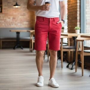 Armani Exchange | Men’s Red Chino Shorts. Size 32
